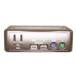 2-Port USB-PS/2 KVM Switch w/ Audio, Mic & Hub