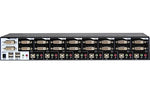 1-User Dual Console x 8-Port Dual Monitors DVI KVM Switch w/ Audio, Mic, & Hub