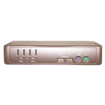 4-Port USB-PS/2 KVM Switch w/ Audio, Mic & Hub