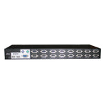 16-Port Rackmountable USB-PS/2 KVM Switch