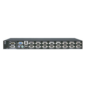 16-Port Rackmountable USB-PS/2 KVM Switch w/ OSD