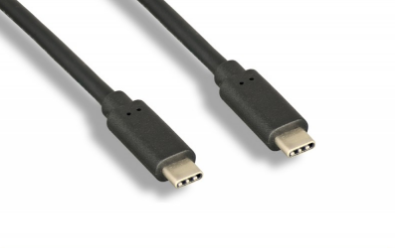 USB Type C 3.1 Gen 2 10G Male to Male Cable, 3ft, Black