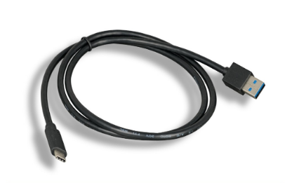 USB Type C 3.1 Gen 2 10G Male to Type A Male Cable, 3 ft Black