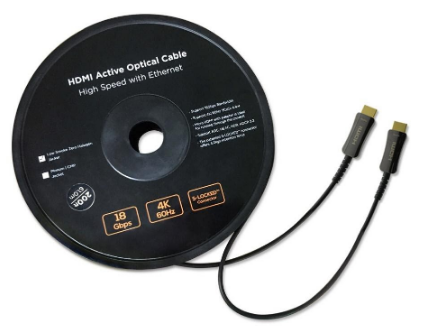 Long Distance 4K/60Hz Fiber AOC HDMI cable