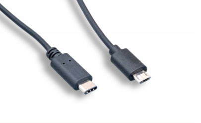 USB 2.0 Micro B Male to Type C Male Cable